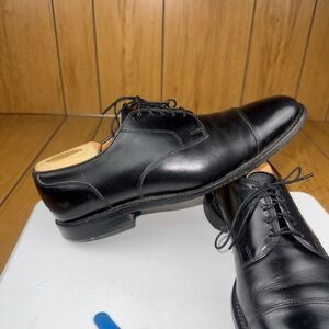 Allen Edmonds Cortland Cap Toe Oxford Black Leather Dress Shoes Men Size 9.5 C